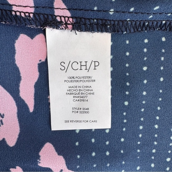 CAbi Smooch Cami Multicolor Printed Spaghetti Strap Womens Size S 5548 - Picture 13 of 14